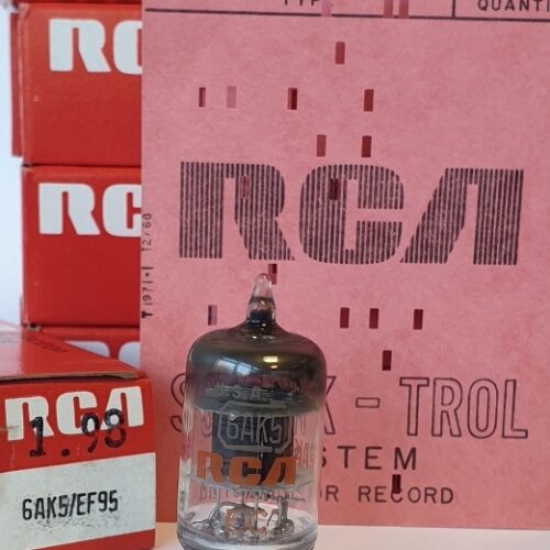 Lampa ( Tub ) RCA 6AK5 RCA/USA (5654W / EF95 / CV850 / 6J1) - imagine 1
